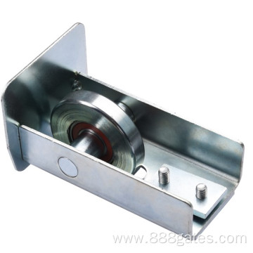 white galvanized guide roller wheel for cantilever gate